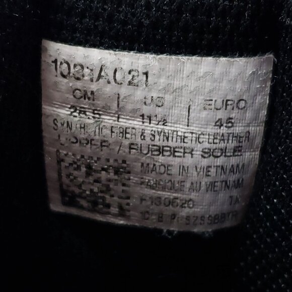 Asics Matflex-6 Men's Size 11.5 Wrestling Mat Black White Shoes - Picture 8 of 9